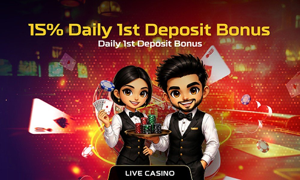 Goat21 15% daily first deposit bonus live casino